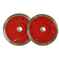 Hoog efficiëntie 125 mm diamant zaagmes ultralijn continu golfblader voor het snijden van keramische tegels